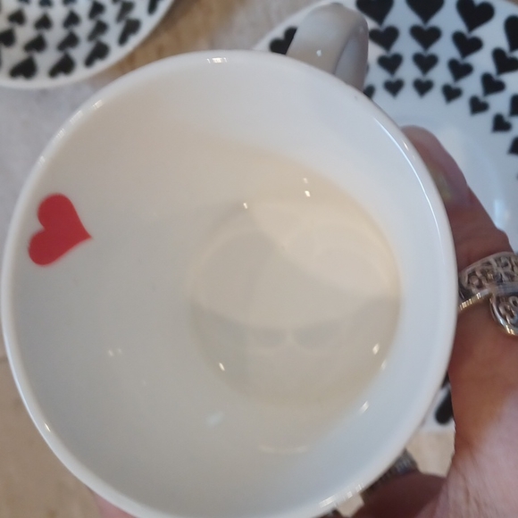 Set of Two La Petal Designer Bone China Mini Saucer/Plate Set - Picture 7 of 7